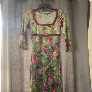 Classic velvet Betsey Johnson dress